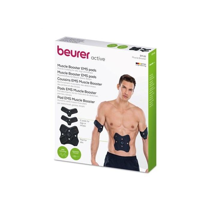 Beurer EM-22 Electroestimulador Digital para Abdomen, Brazos y Piernas con Tecnología EMS 7