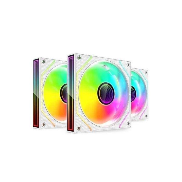 Pack 3 Ventiladores Mars Gaming MF-3DPROKIT/ 12cm + HUB + Mando a Distancia/ ARGB/ Blanco 1 Pack 3 Ventiladores Mars Gaming MF-3DPROKIT/ 12cm + HUB + Mando a Distancia/ ARGB/ Blanco 1