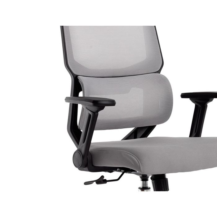 Silla Q-Connect Oficina Lucca Malla Base Metalica Alt Max 1090 Anc 700 Prof 650 Ruedas Premium Color Negro Gris 5