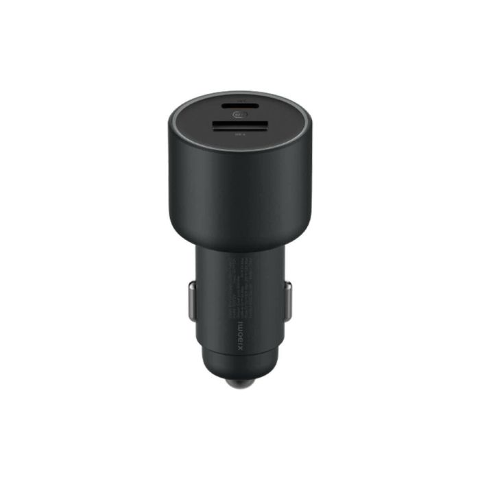 Xiaomi 43907 Cargador de Coche Universal para Dispositivos Móviles, Conexión Encendedor, 1 Puerto USB 2.0 y 1 Tipo C, Color Negro