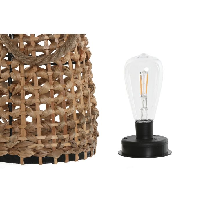 Lampara Solar Terraza Y Jardin DKD Home Decor Marron 23 x 42 x 23 cm Set de 3 (2 Unidades) 3