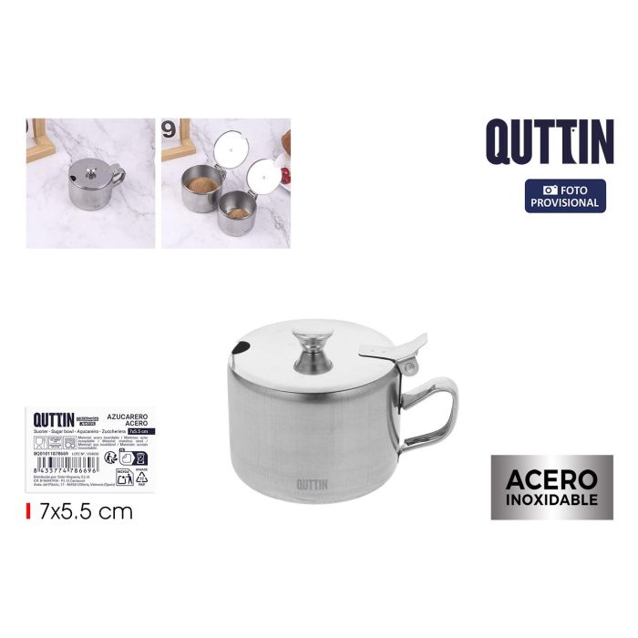 Azucarero Acero 7X5.5Cm Quttin (12 Unidades) 0 Azucarero Acero 7X5.5Cm Quttin (12 Unidades) 0