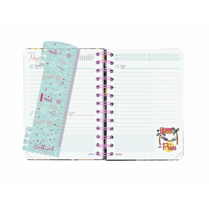 Agenda Finocam Talkual Wild Multicolor 1/8 12 x 16,9 cm 2024-2025 6