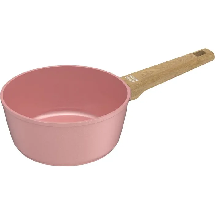 Arthur Martin Juego 3 Cacerolas AM0702 Rosa Revestimiento Cerámico Aptas Inducción Ø 16-18-20 cm 4
