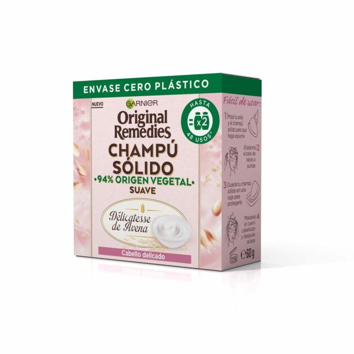 Garnier Original Remedies Champú Sólido Suave Calmante Garnier Original Remedies Champú Sólido Suave Calmante