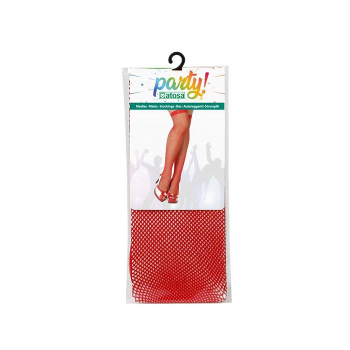 Medias Rejilla Rojo 1 Medias Rejilla Rojo 1