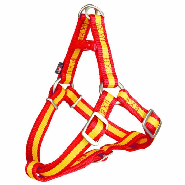 Petral para perro Trixie Premium Amarillo Rojo XS/S 50-65 cm 1