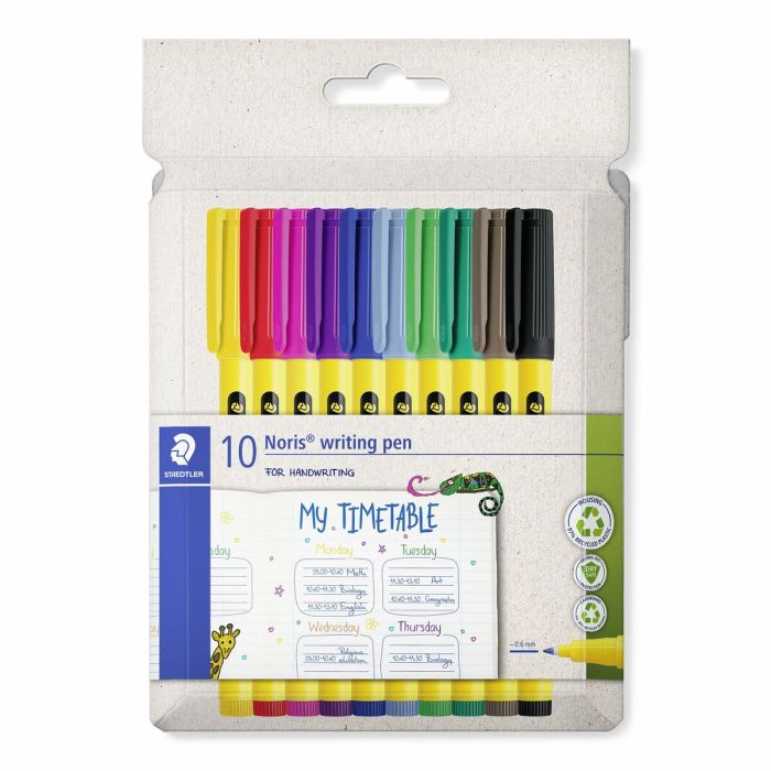 Rotuladores Staedtler Amarillo Multicolor (10 Unidades) 5 Rotuladores Staedtler Amarillo Multicolor (10 Unidades) 5