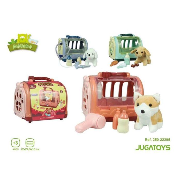Peluche perro en transportín 22x24'5x16cm - modelos surtidos Peluche perro en transportín 22x24'5x16cm - modelos surtidos