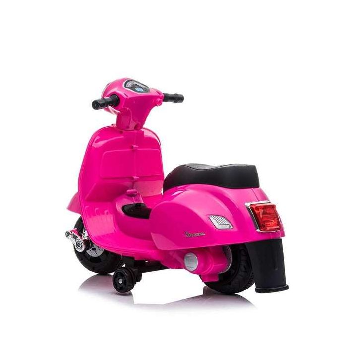Ociotrends Moto Mini Vespa Rosa 6V 4Ah 1 Motor 3