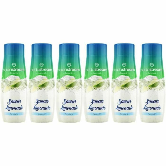 Sodastream SOD7290116748726 Set de 6 Concentrados Jarabe para Máquinas SodaStream Sabor Limonada 440ml Sodastream SOD7290116748726 Set de 6 Concentrados Jarabe para Máquinas SodaStream Sabor Limonada 440ml