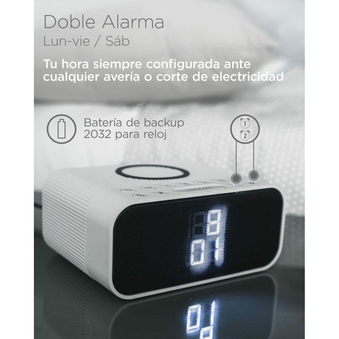 Radio Despertador KSIX 10W 3 Radio Despertador KSIX 10W 3