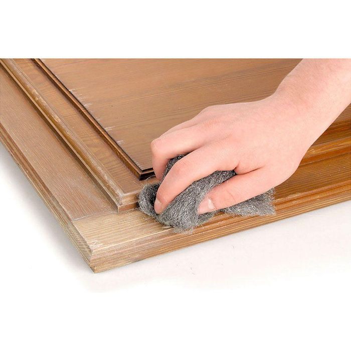 Wolfcraft Lana de Acero Grano 1 200g 2