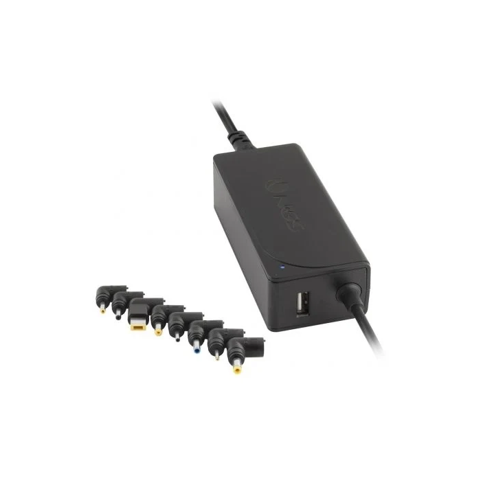 NGS W-45W Cargador Universal 45W 8 Puntas Portátil Acer Asus Lenovo HP Samsung Toshiba