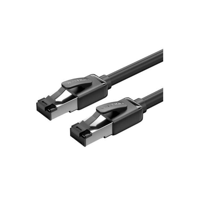 Cable de Red Rígido S/FTP Categoría 8 Vention IKPBG Cat.8 Negro 1,5 m