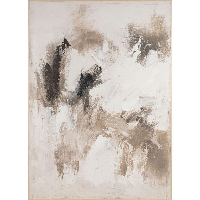 DKD Home Decor Cuadro Urban Abstracto de Lienzo y Pino Blanco Beige 180x130 cm DKD Home Decor Cuadro Urban Abstracto de Lienzo y Pino Blanco Beige 180x130 cm