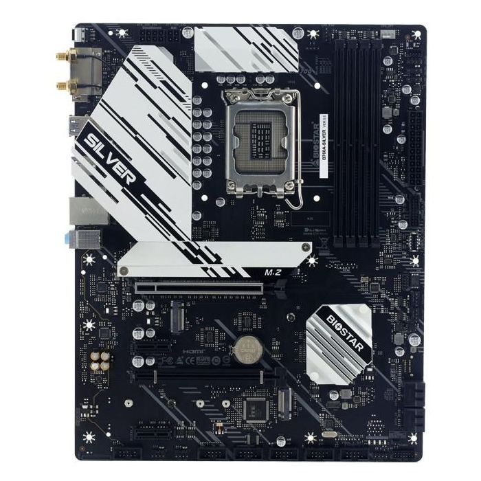 BIOSTAR Placa Base B760A-Silver (B760.S1700.ATX.DDR5) Intel LGA 1700 DDR5 0 BIOSTAR Placa Base B760A-Silver (B760.S1700.ATX.DDR5) Intel LGA 1700 DDR5 0