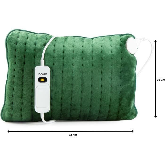 Domo DO638K Almohadilla Térmica Súper Suave Calentamiento Rápido, 3 Niveles de Temperatura, Apagado Automático y Cable Extraíble 3