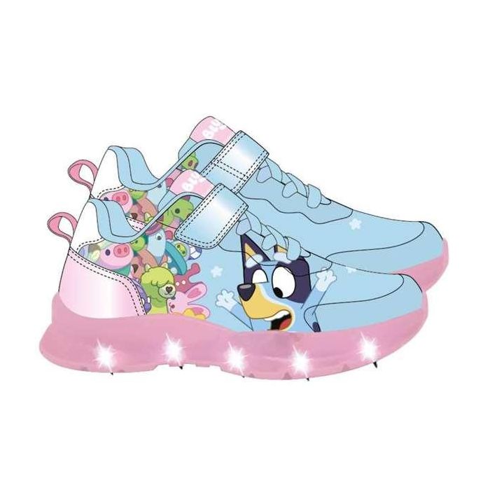 Cerdá T023 Zapatilla Deportiva para Niños con Luces, Diseño de Bluey, Suela TPR, Color Azul, Talla 23 Cerdá T023 Zapatilla Deportiva para Niños con Luces, Diseño de Bluey, Suela TPR, Color Azul, Talla 23