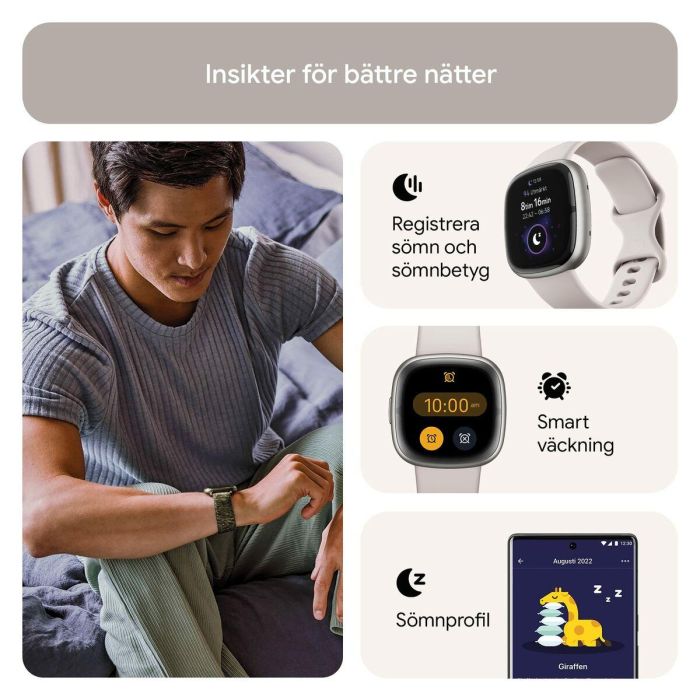 Smartwatch Google Sense 2 Blanco 1,58" 20 Smartwatch Google Sense 2 Blanco 1,58" 20