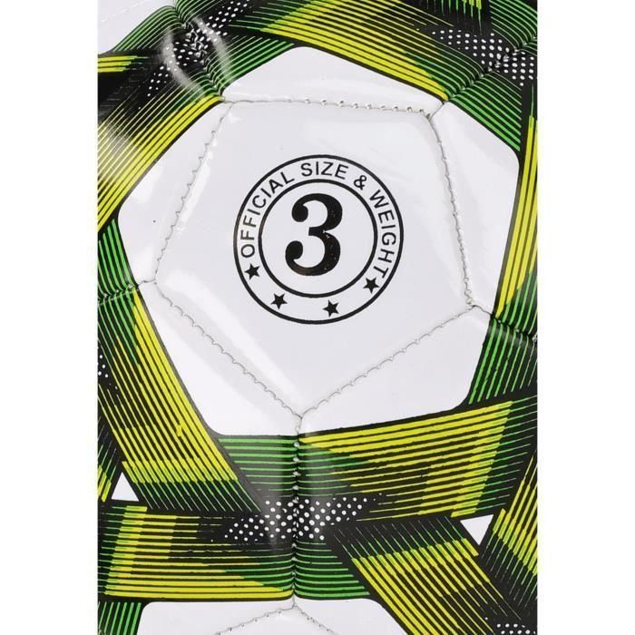 Balón de fútbol - REZO - PVC - Talla 5 - Amarillo bicolor - Resistente 2 Balón de fútbol - REZO - PVC - Talla 5 - Amarillo bicolor - Resistente 2