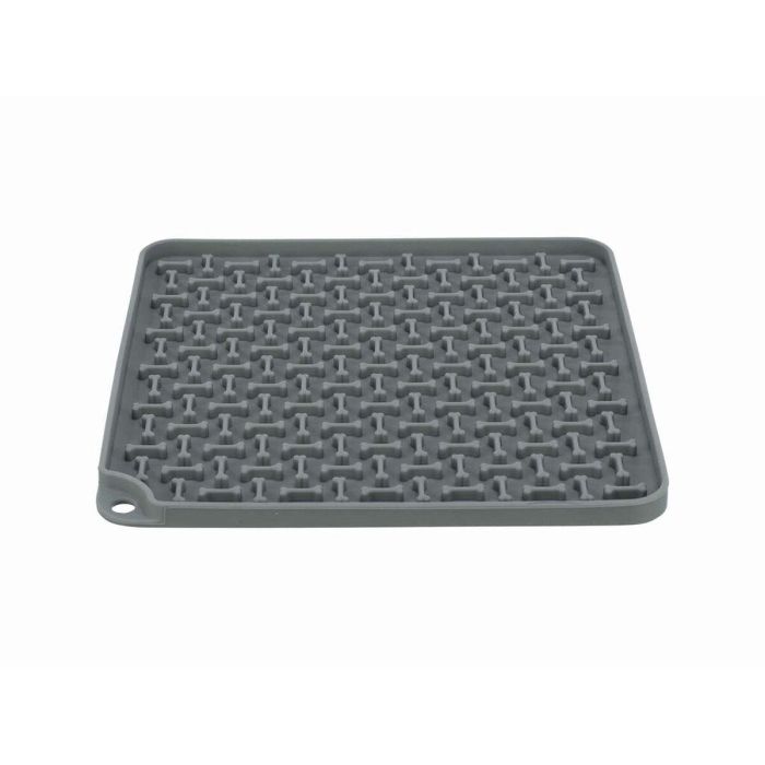 Comedero para Mascotas Trixie Gris oscuro Silicona 20 × 20 CM