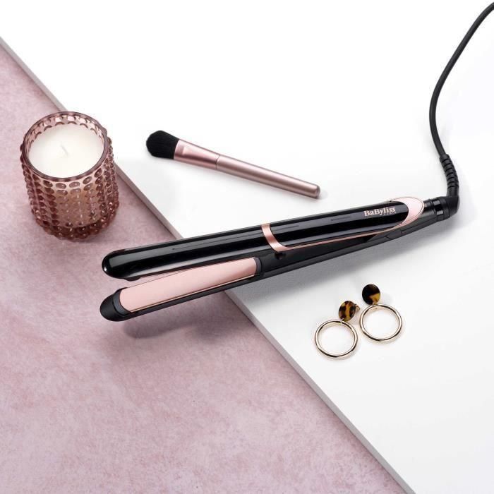 BaByliss ST391E Alisador de Pelo Súper Liso Iónico Turmalina-Cerámica 235°C con Placas Flotantes Extra Largas 1 BaByliss ST391E Alisador de Pelo Súper Liso Iónico Turmalina-Cerámica 235°C con Placas Flotantes Extra Largas 1