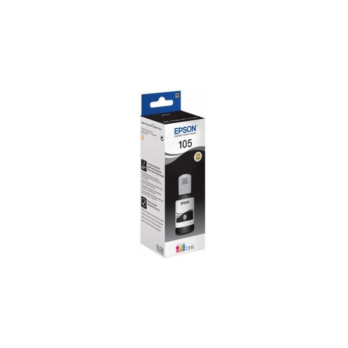 Epson Tinta Bote Negro Ecotank Et-7700 - Et-7750 - Nº 105 1 Epson Tinta Bote Negro Ecotank Et-7700 - Et-7750 - Nº 105 1
