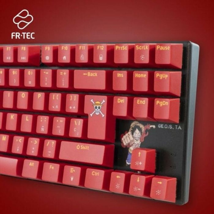 Teclado y Ratón FR-TEC OP4001 QWERTY Burdeos 3