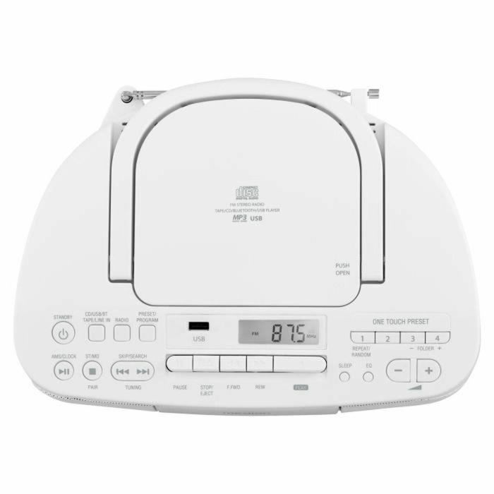 Medion MED4061275066371 Radio CD K7 FM con 2x3W RMS en Blanco 4 Medion MED4061275066371 Radio CD K7 FM con 2x3W RMS en Blanco 4