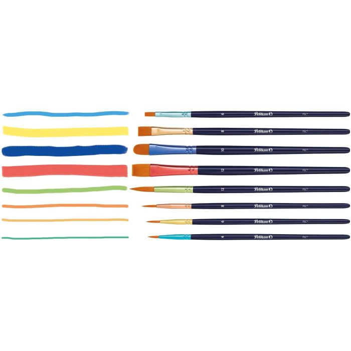 Pelikan Schulpinselset Premium PI8/PB 8 Stück 1 Pelikan Schulpinselset Premium PI8/PB 8 Stück 1