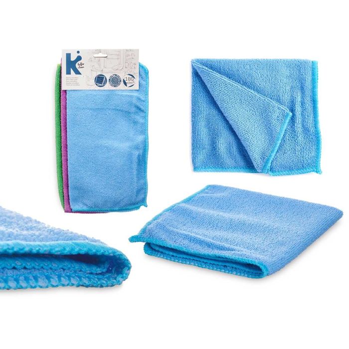 Set 3 Paños Microfibra 30x30 cm 180 gr - Arte Regal (24 Unidades) Set 3 Paños Microfibra 30x30 cm 180 gr - Arte Regal (24 Unidades)