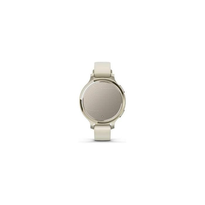 Garmin Lily 2 Active - Smartwatch Deportivo Femenino con GPS, Pantalla Táctil, Beige Lunar Gold, 38 mm, Correa de Silicona