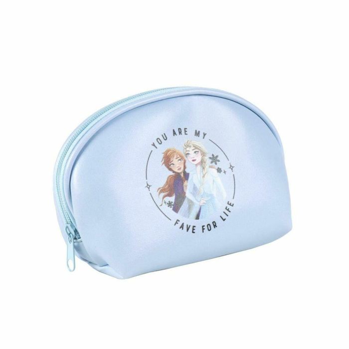 Cerdá Neceser Aseo Viaje Infantil Frozen, Estuche de Tocador para Niñas Azul con Medidas 20x13x6 cm, Edad +3 Años 2