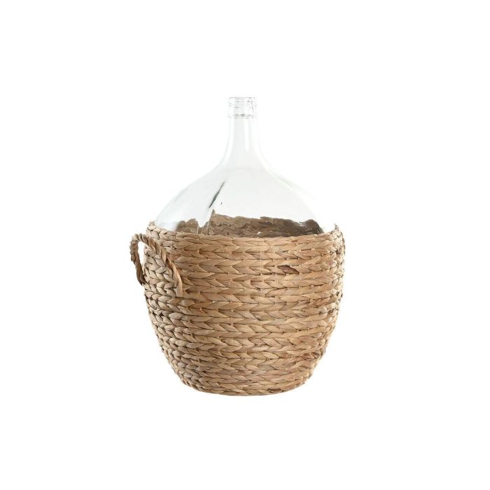 Jarron Shabby DKD Home Decor Transparente Marron Claro 37 x 55 x 37 cm Jarron Shabby DKD Home Decor Transparente Marron Claro 37 x 55 x 37 cm