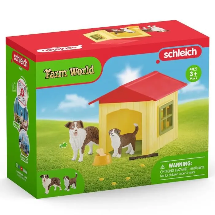 Schleich 42573 Nicho de perros Rangera mundial agrícola 5