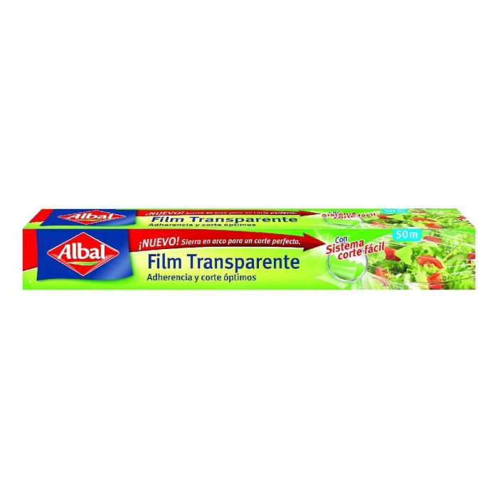 Albal Film Transparente Con Sistema Corte Fácil 50 Metros 1