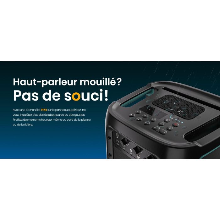 Altavoz portátil HISENSE Bluetooth 300 W máx. 3 Altavoz portátil HISENSE Bluetooth 300 W máx. 3