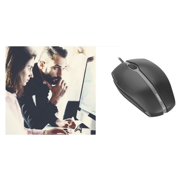 Cherry Gentix SILENT Ratón Óptico USB Tipo A 1000 DPI Negro Ambidextro Cherry Gentix SILENT Ratón Óptico USB Tipo A 1000 DPI Negro Ambidextro