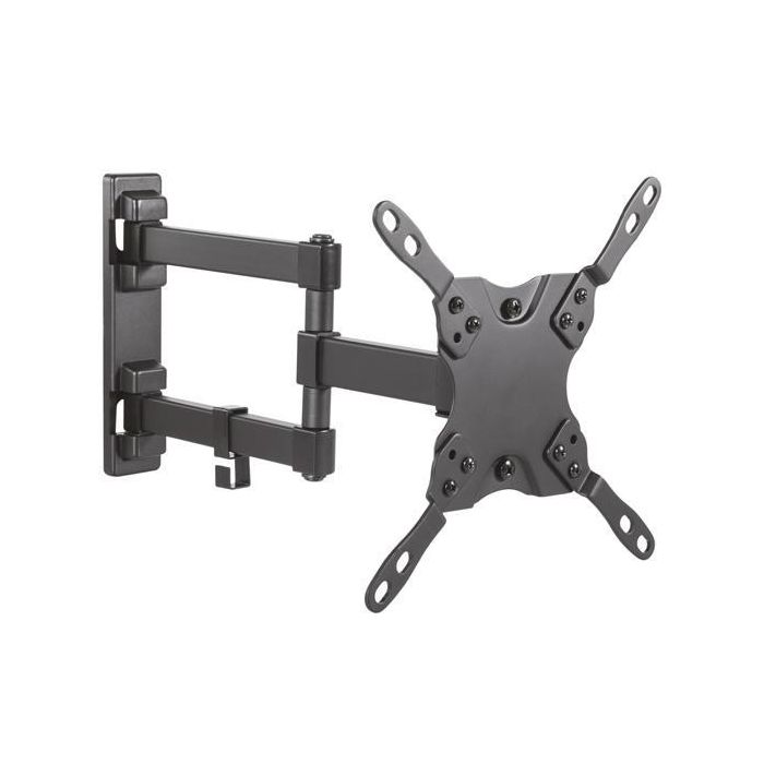 Aisens Soporte de Pared Eco Giratorio Inclinable para TV/Monitor 13"-42" 20kg, Negro - Compatible VESA 75x75 a 200x200mm, Inclinación -12º/+5º, Giro -90º/90º