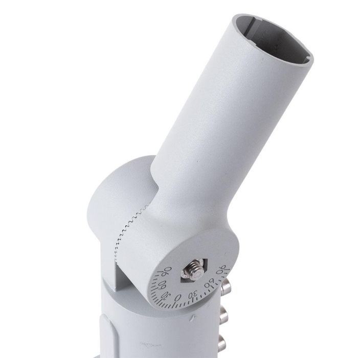 Brazo Articulado de Aluminio para Farola Alumbrado Público, Conexión Poste Ø65mm y Luminaria Ø50mm, Ángulo 0-180º 0 Brazo Articulado de Aluminio para Farola Alumbrado Público, Conexión Poste Ø65mm y Luminaria Ø50mm, Ángulo 0-180º 0