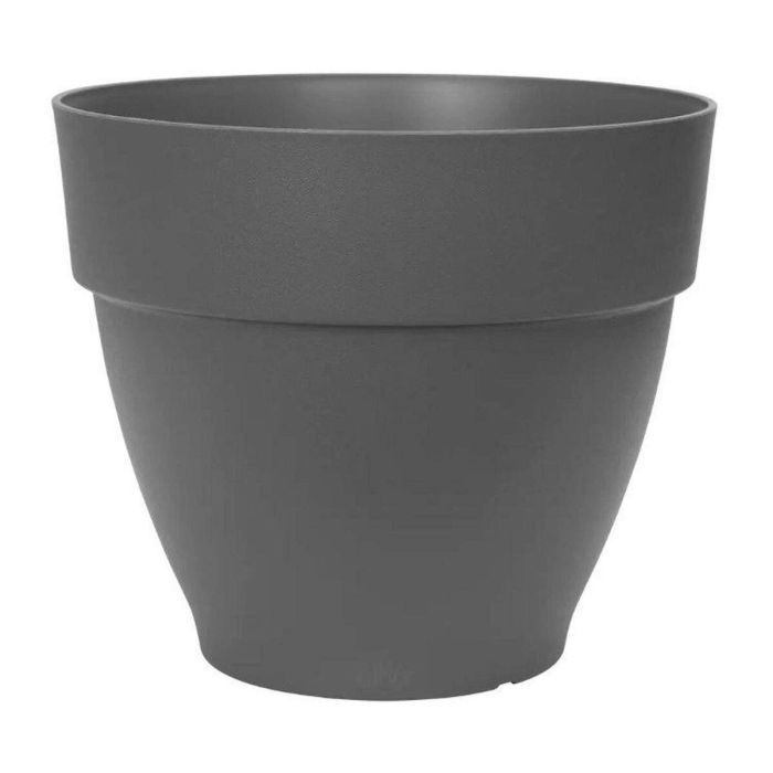 Jardinera Redonda Elho Vibia Campana 55 - Negro - Ø 55 x H 47 cm - exterior - 100% reciclado