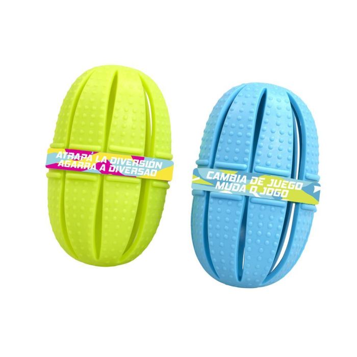 Bizak Juego The Band It Ball 3 en 1, Pelota, Balón de Rugby o Frisbee 2