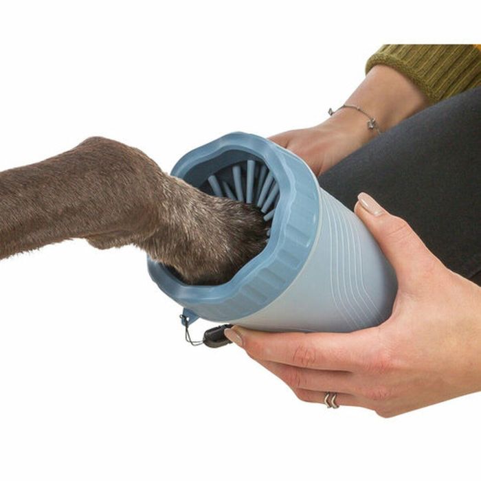Limpiador de Patas para Perros Trixie Azul M/L 8 Limpiador de Patas para Perros Trixie Azul M/L 8