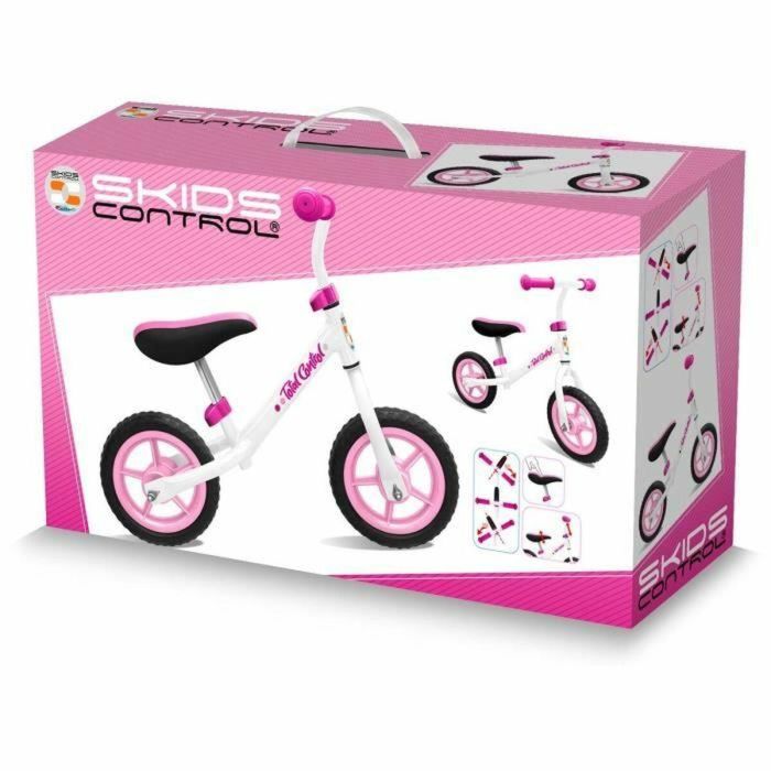 Stamp Bicicleta Equilibrio Skids Control 10 Pulgadas, Ruedas EVA Antipinchazos, Acero, Sillín y Manillar Ajustable, Rosa, Niños 2-5 Años 1 Stamp Bicicleta Equilibrio Skids Control 10 Pulgadas, Ruedas EVA Antipinchazos, Acero, Sillín y Manillar Ajustable, Rosa, Niños 2-5 Años 1