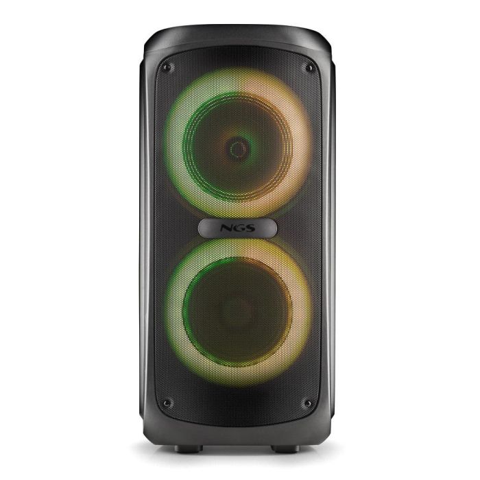 NGS Altavoz Portable Bluetooth WILD TEMPER 200W con TWS y Luces LED RGB, USB, AUX IN, Batería de 5 Horas 1