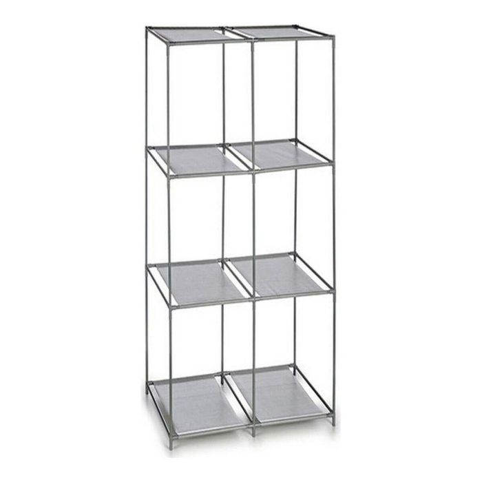 Estantería Kipit Gris Metal Tela Plástico 35 x 102 x 68 cm 0 Estantería Kipit Gris Metal Tela Plástico 35 x 102 x 68 cm 0