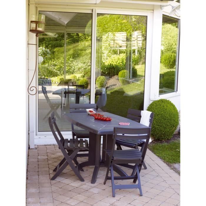 Silla plegable Miami - Antracita 2