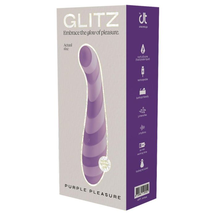 Vibrador Punto G Dream Toys Glitz Morado 1