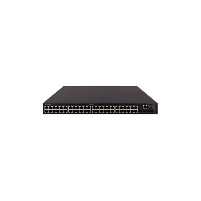 H3C S5130S-52S-PWR-EI-AC L2 Ethernet Switch with 48*10/100/1000BASE-T PoE+ Ports (AC 370W) and 4*1G/10G BASE-X SFP Plus Ports,(AC)